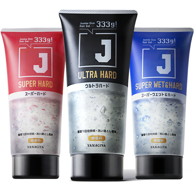 柳屋本店ヘアジェルJシリーズ